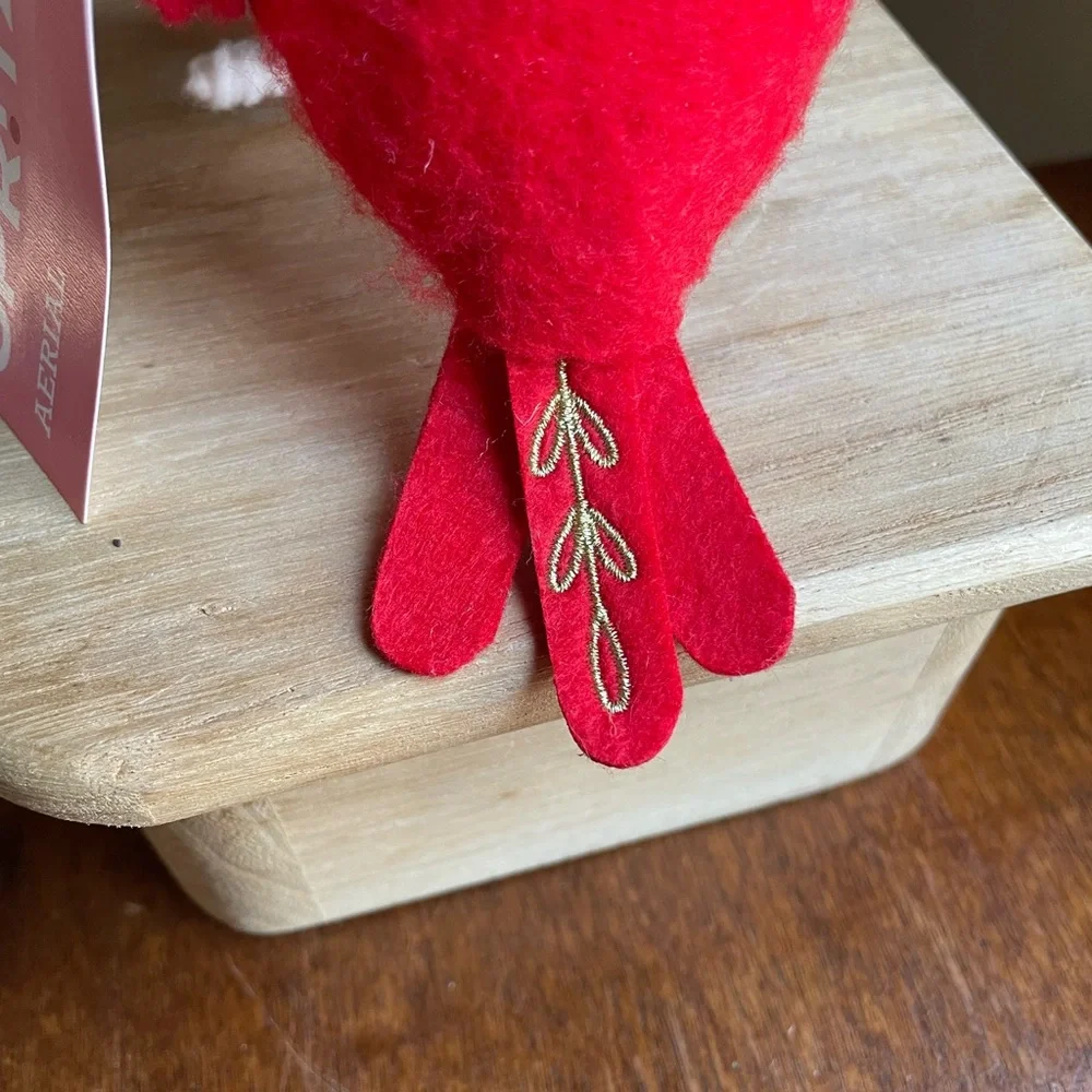 2023 Target Spritz Valentine’s Day Red Hearts Felt Fabric Bird Love Aerial Beret